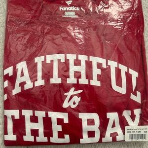 New Fanatics Red T-Shirt 49ER Faithfuo to the bay
